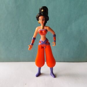 1995 Mattel Disney's Aladdin TV Articulated Figures Series Jasmine in Red Figure